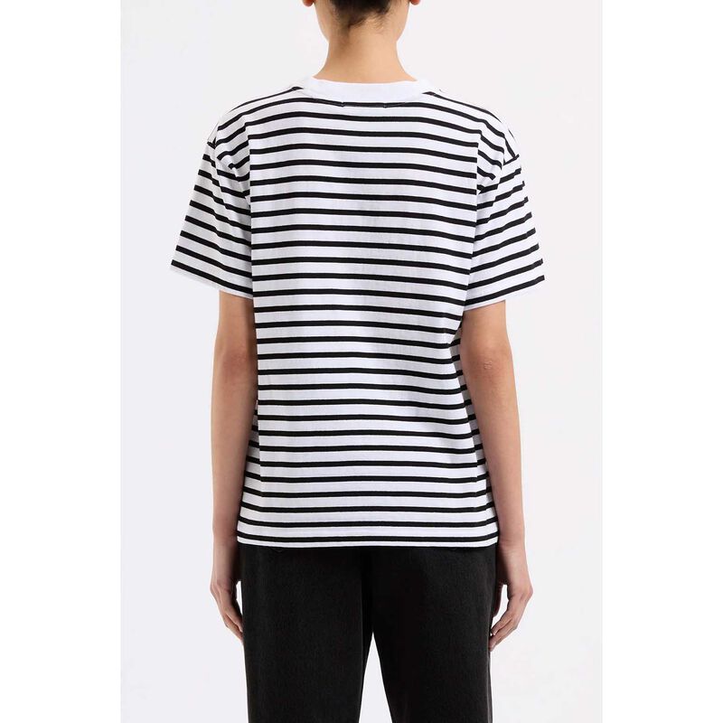Nude Lucy Organic Stripe Boyfriend Tee image number 1